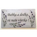 Tabuľka -Babka a dedko...